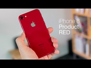 iPhone 8 (PRODUCT)RED unboxing and impressions