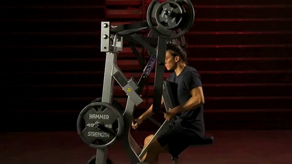 Iso-Lateral Low Row | Hammer Strength Plate Loaded