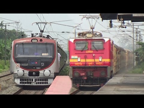 Crazy Train Action: Howrah-Katwa Route! Teesta Torsa, Bandel & Sealdah Locals