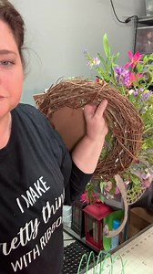 15K views · 222 reactions | How to quickly make a wreath hanger for your door wreaths. #wreathmaking #wreaths #wreathsofinstagram #wreathe #wreathmaker #fauxflower #beginnerflorist | Southern Charm Wreaths | Facebook