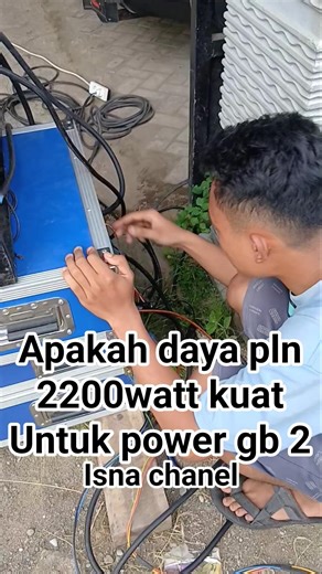 experimen power pakai mode bridge,,daya pln2200watt!!apakah akan jeglek listrik nya??#soundsystem