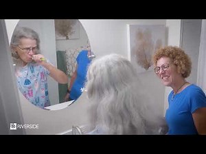 Use of Hand-under-Hand to Support Brushing Teeth-Mid Dementia