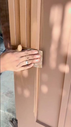 Final Sanding Before the Perfect Finish! ✨ #woodworking #woodcraft #woodpolish #wood #furniture