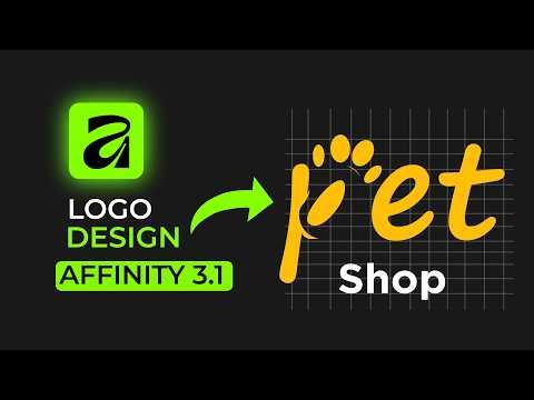 How to Create Professional LOGO DESIGN in Affinity By Canva (Shape Builder Tool)
