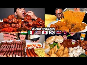 WORLDWIDE Mukbang Compilation 😱 | BEST Big Bites ASMR Food Compilation