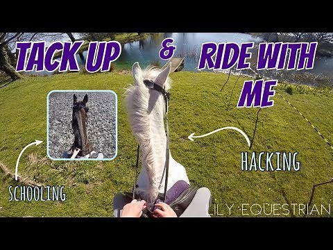 TACK UP & RIDE WITH ME | GoPro
