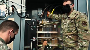 USAF SrA Thomas Mungeer, a power production journeyman with the 1st SOCES, explains how his team protects valuable equipment to ensure mission readiness at Hurlburt Field, Florida. The 1st SOCES provides facility maintenance which keeps the 1st Special Operations Wing prepared for special operations missions worldwide. USAF 📸 by A1C Nathan LeVang #CEAirmen #AirmenEngineers #USAFCE #AlwaysReady #ReadyAF #ElectricalPowerProduction #3E0X2 | US Air Force Civil Engineers