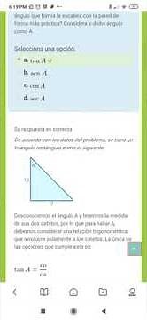 Módulo 19 semana 1. Actividad formativa 1. Relaciones trigonométricas y su aplicación.