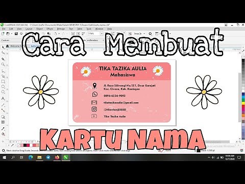 Cara Membuat Kartu Nama di CorelDraw