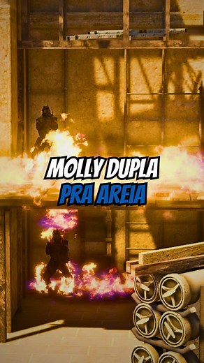Molly Dupla pra Areia na Mirage no CS2
