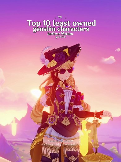 Top 10 Least Owned Genshin Impact Characters Revealed!
