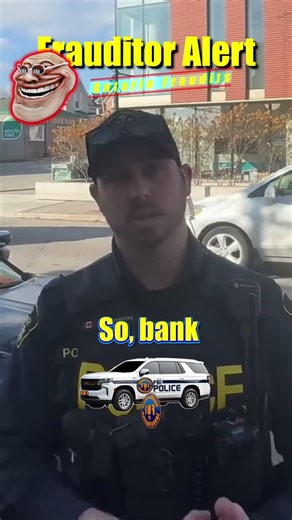 Officer Johnson's Response to Bank Recording #audit #police #interaction