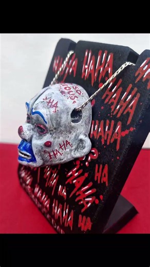 dark knight bank robbery mask pendant #thejoker ##heathledger