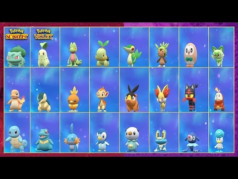 Pokemon Scarlet & Violet How to Get All Starter Pokemon & Evolve It!