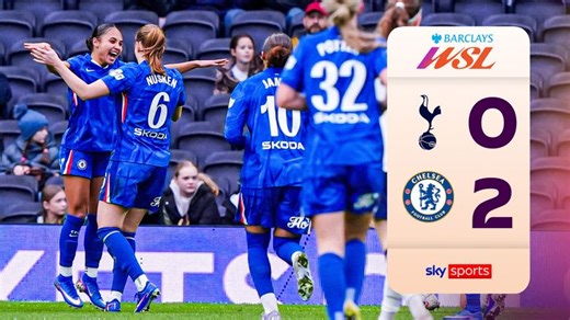 Tottenham Hotspur 0-2 Chelsea | Women's Super League highlights