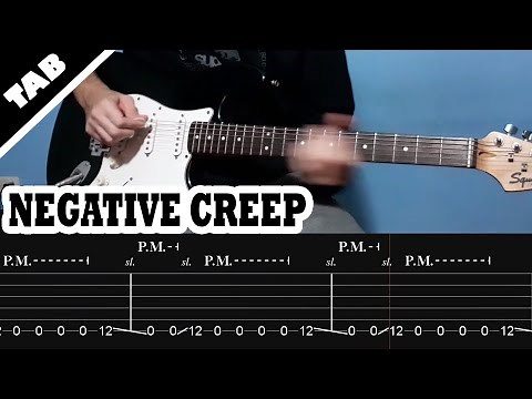 Negative creep - Nirvana | Guitar TAB | Lesson | Tutorial