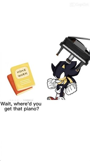 Dark sonic not doing homework