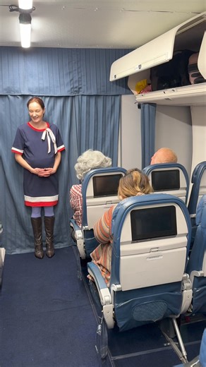 Pregnant flight attendant surprises everyone! #pregnant,#flightattendant,#lol | Penny Wiggins