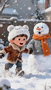 Where is the snowman? #cartoon #animation #2d