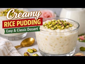 Creamy Rice Pudding Recipe | Easy & Classic Dessert