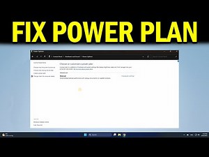 How To Fix Your Power Plan Information Isn't Available In Windows 11 & 10