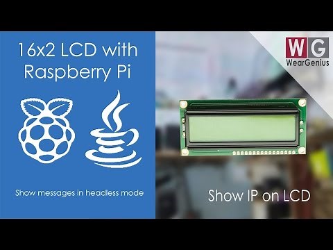 Show messages on 16x2 LCD | Pi4J | JAVA | Raspberry Pi #21
