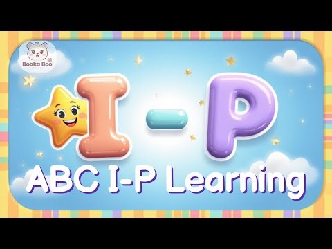 🌟 ABC I–P Learning Song | Fun Alphabet Animation for Kids | Booka Boo