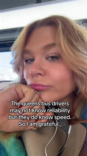 they may be delayed but like you’ll make it on time #queens #astoria #nyc #mta