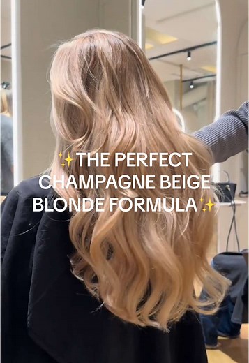 The Perfect Champagne Beige Hair Formula Explained