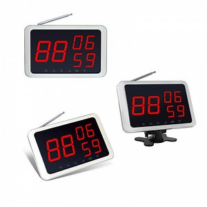 [Hot Item] Wireless Calling Restaurant Pager Display Receiver 3 Number 2 Digits