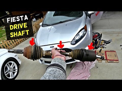 FORD FIESTA CV AXLE DRIVE SHAFT REPLACEMENT REMOVAL MK7 ST