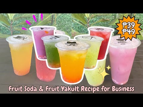 Paano ba namin ginagawa ang 39 to 49 pesos na Fruit Soda at Fruit Yakult?