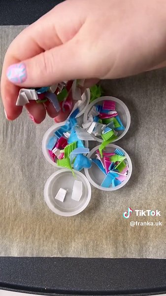 Creating Mini Recycled Plastic Stud Earrings Tutorial