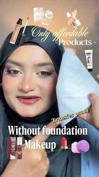 No foundation makeup for this summer 🔥🔥 #makeup