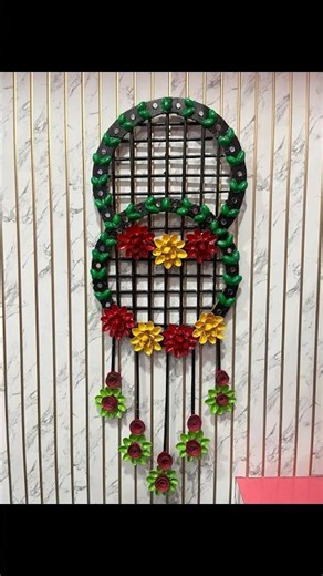 Beautiful Wall hanging ideas using Pista shells #diy #craft #pistachio #ytshorts ❣️💖