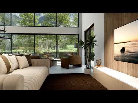 D5 Render | Mountain House Interior Animation – Course Example
