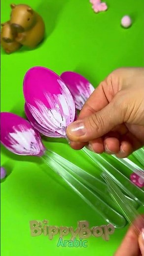 مشبك شعر زهرة جميل! 🌸✨ DIY سهل باستخدام ملعقة!