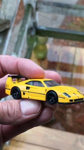 ⚠️Yellow Custom Ferrari F40 Competizione Hot Wheels⚠️