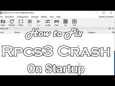 How to Fix rpcs3 Crash on Startup