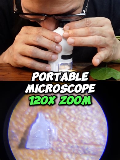 PORTABLE MICROSCOPE 120X ZOOM Educational Toys for Kids #portablemicroscope #educationaltoys #parenting #homeschool #gadgetsforkids #kidslearning