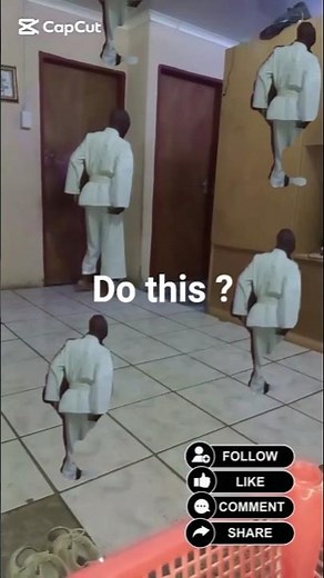 5 Karate Combos with Aura Power/ Dojo or street fight Techniques for beginners 🥊🥋💥