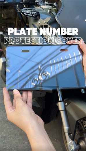 Durable Plate Number Protection Cover for Motorcycles