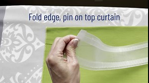 (10 meters/100 Hooks) - Wave Fold Curtain Tape - Ripple Fold Curtain Header Tape - Curtain Tape for Hooks - Drapery Tape - Wave Curtain Tape - Drapery Header Tape - Curtain Pleat Tape