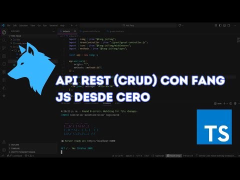 🐺 How to create a REST CRUD API with Fang JS and TypeScript (Quick Guide)
