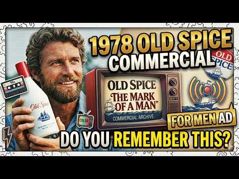 Vintage 1978 Old Spice Commercial featuring NFL Legend Larry Csonka