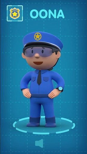 Officer Oona and her Police Car | Carl's Rescue Crew!