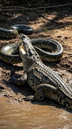 #DreamScreenAI snake vs crocodile