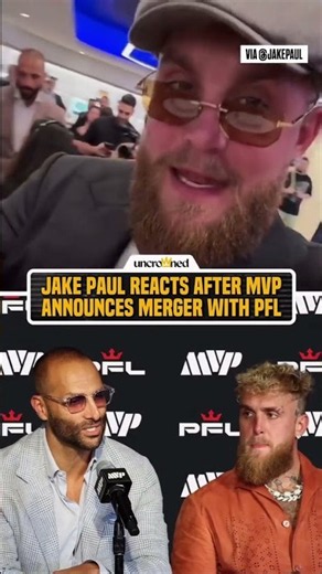 Jake Paul Reacts to MVP x PFL Merger 🤯