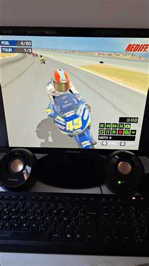 J'installe et je joue à #moto GP3 Ultimate Racing Technology sur mon #pc 🥰💻 #retrogaming #jeuxvideo