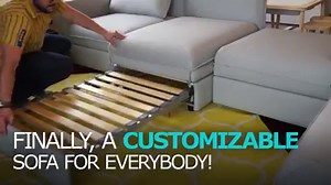 Customize the perfect sofa to fit your needs - with help from the #IKEAHomeTour Squad! | IKEA